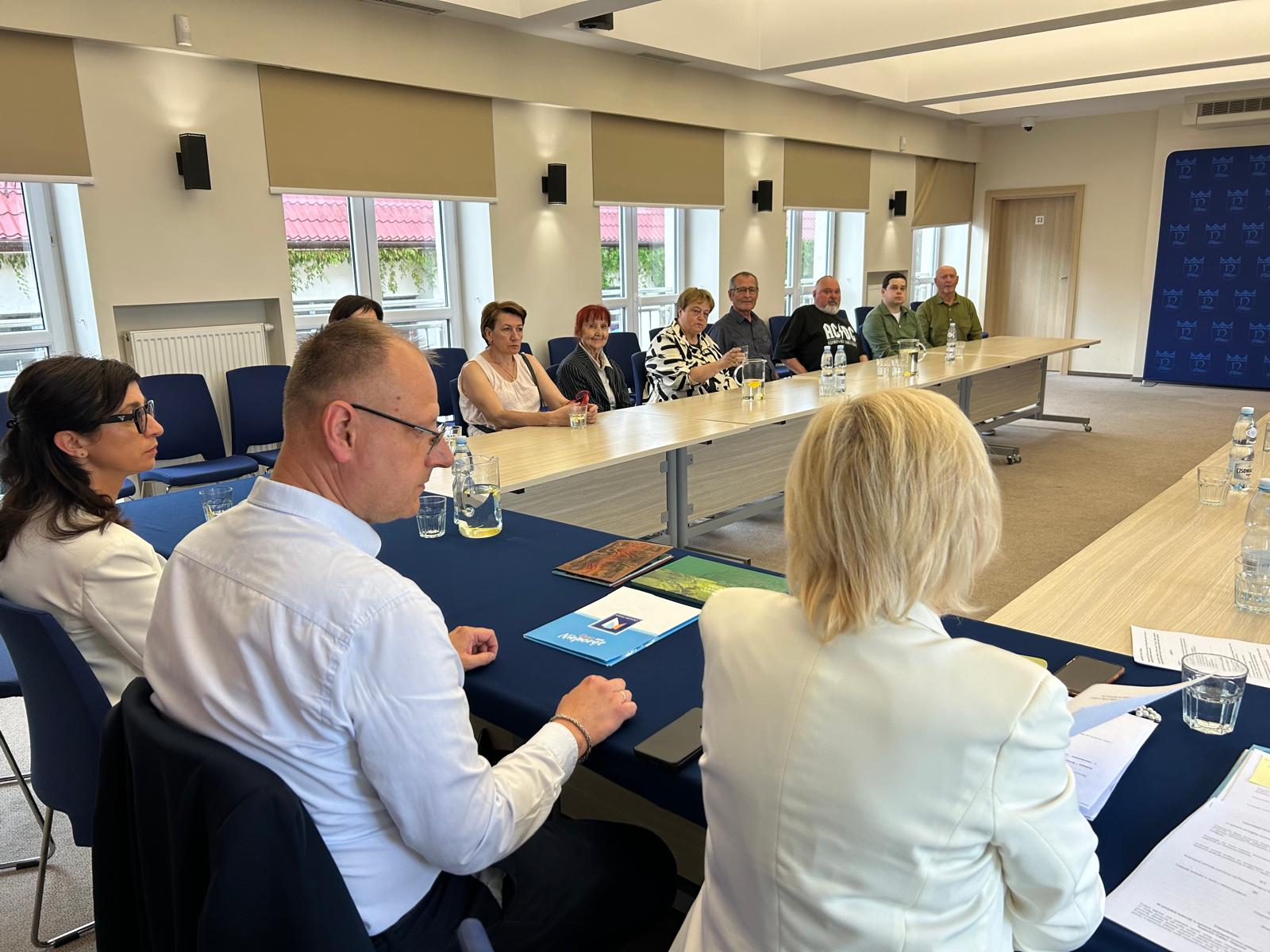 Delegacja seniorów z Łotwy z wizytą w Urzędzie Gminy