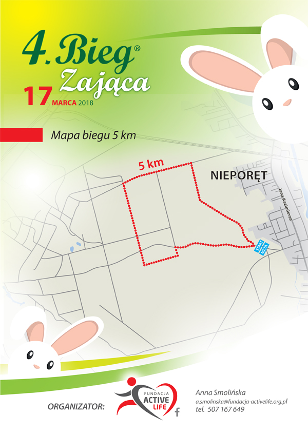 BIEG ZAJ¥CA 4 - Trasa biegu 5 km