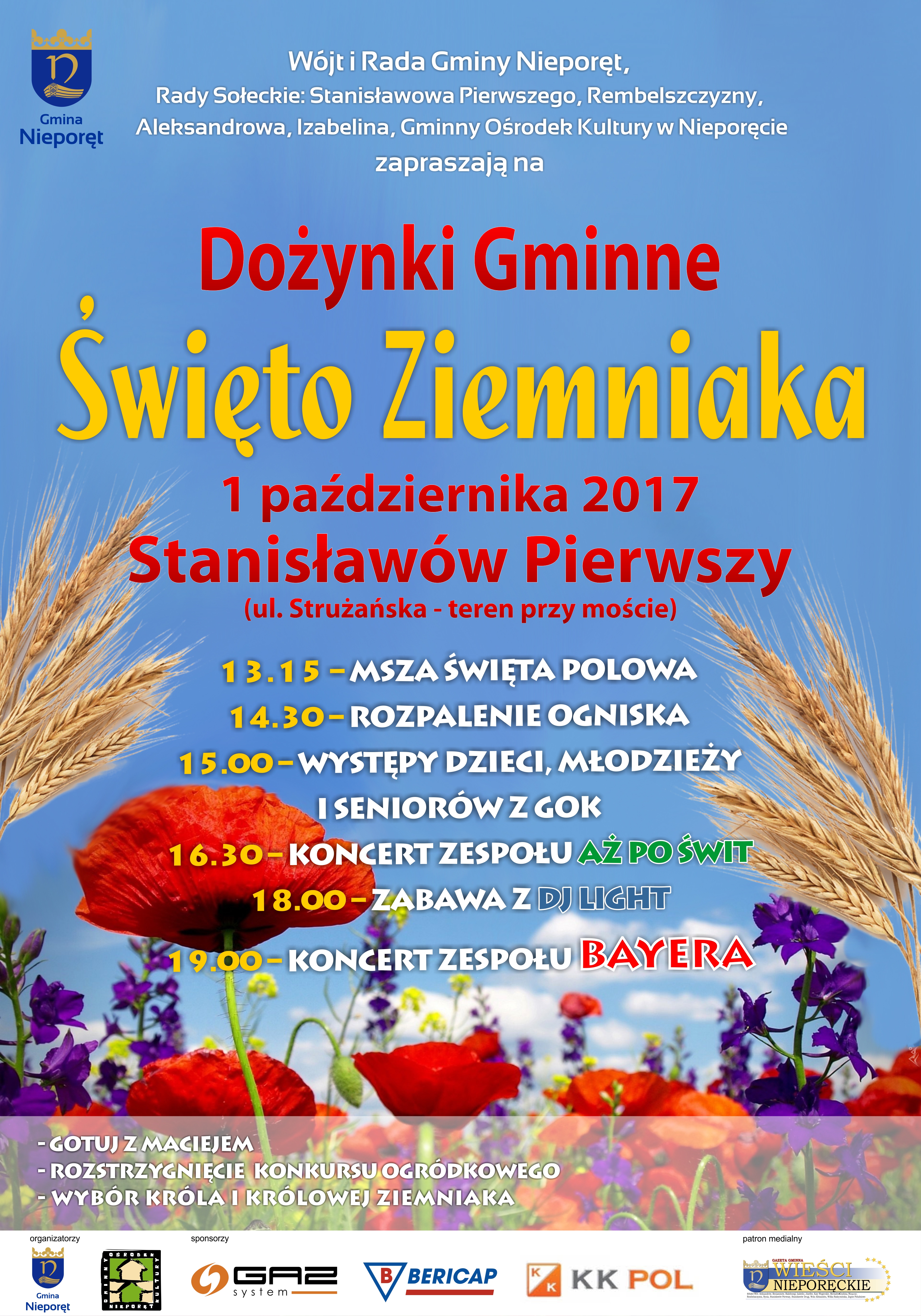 plakat swieto ziemniaka