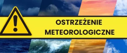 Baner Ostrzeżenie meteorologiczne 