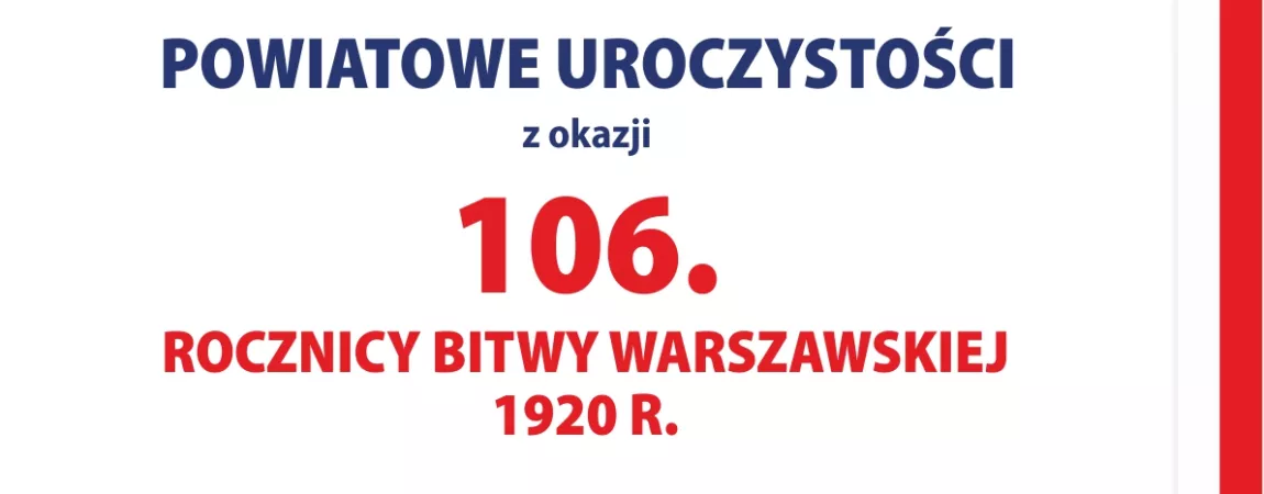 Plakat Uroczystości