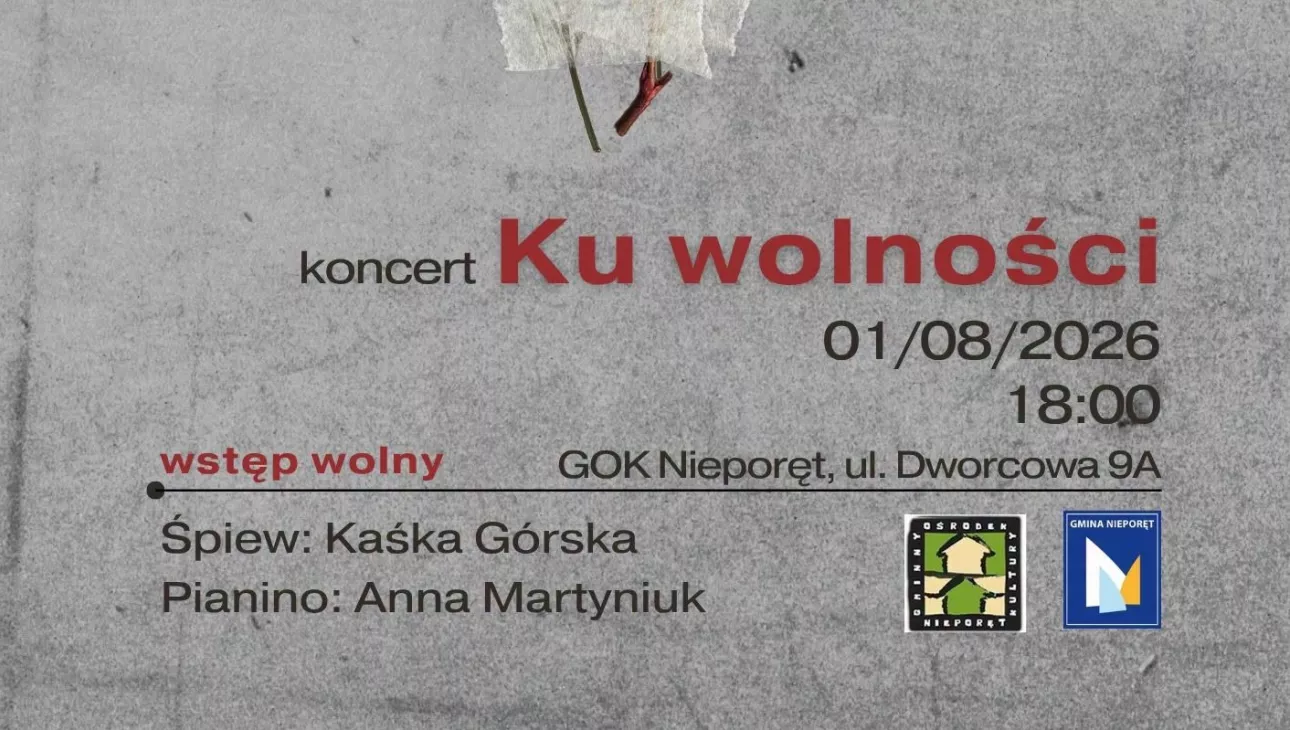 Plakat Koncert Ku Wolności
